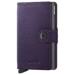 Secrid Porte-cartes cuir texture Miniwallet Crisple*Femme Porte-Cartes Femme