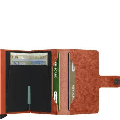 Secrid Porte-cartes cuir texture Miniwallet Crisple*Femme Porte-Cartes Femme