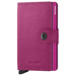 Secrid Porte-cartes cuir texture Miniwallet Crisple*Femme Porte-Cartes Femme