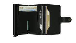 Secrid Porte-cartes cuir texture Miniwallet Crisple*Femme Porte-Cartes Femme