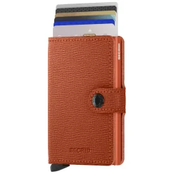 Secrid Porte-cartes cuir texture Miniwallet Crisple*Femme Porte-Cartes Femme