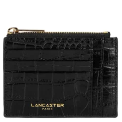 Lancaster Porte-cartes effet croco Exo*Femme Porte-Cartes Femme