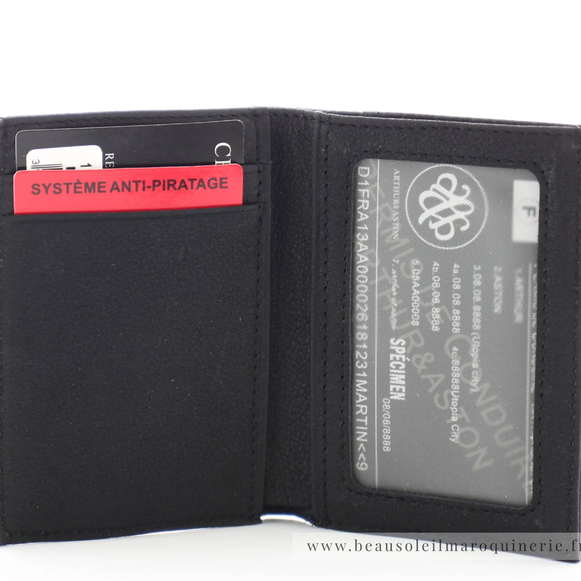 Arthur Aston Porte-cartes en cuir Oscar*Homme Porte-Cartes Homme