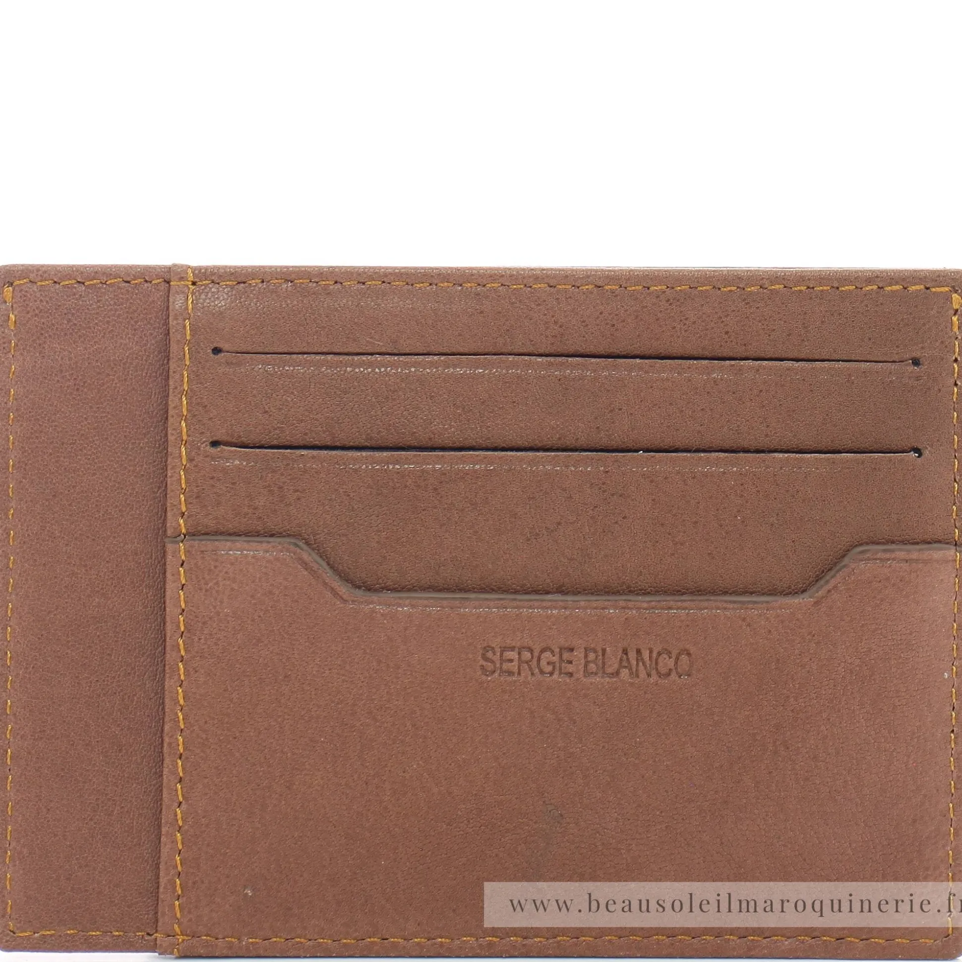 Serge Blanco Porte-cartes homme Anchorage en cuir*Homme Porte-Cartes Homme