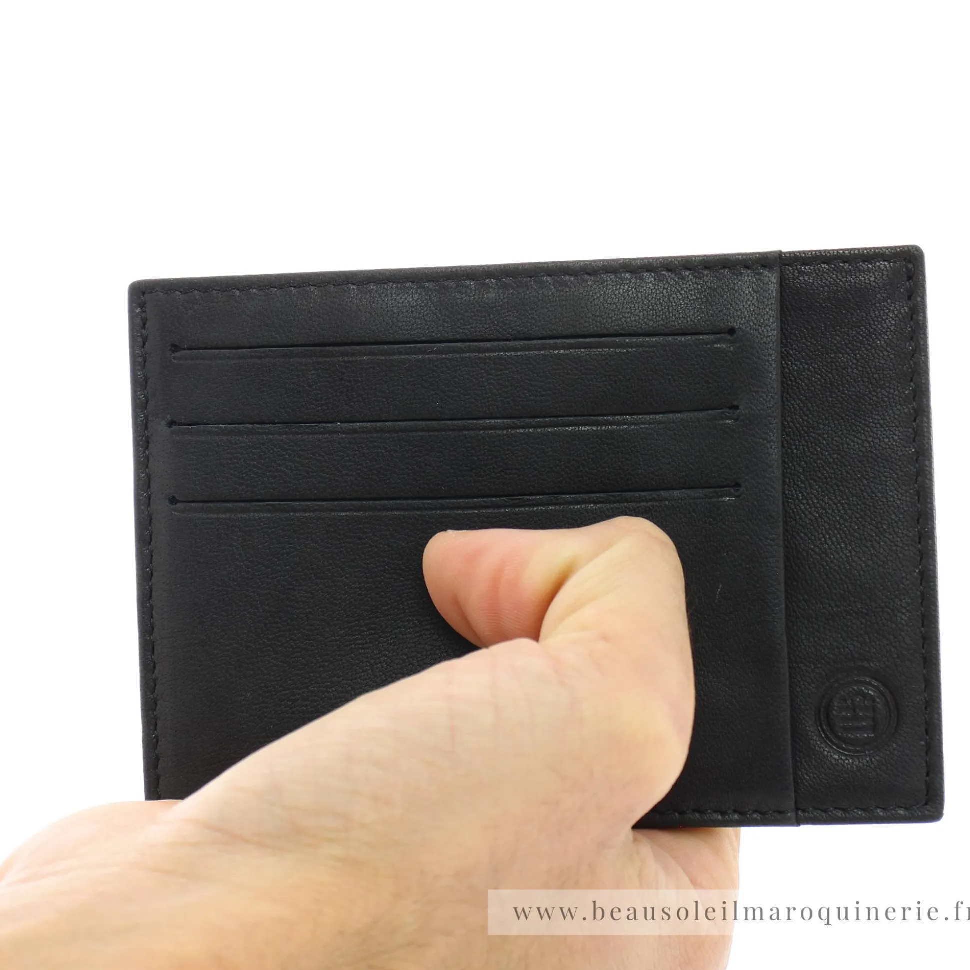 Serge Blanco Porte-cartes homme Anchorage en cuir*Homme Porte-Cartes Homme