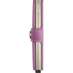 Secrid Porte-cartes Miniwallet Pebble cuir graine*Femme Porte-Cartes Femme