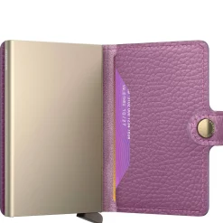 Secrid Porte-cartes Miniwallet Pebble cuir graine*Femme Porte-Cartes Femme
