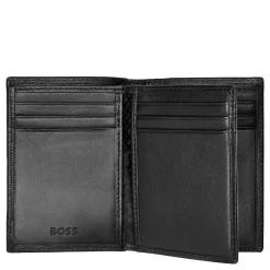 Hugo Boss Porte-cartes Trifold Iconic en cuir texture*Homme Porte-Cartes Homme