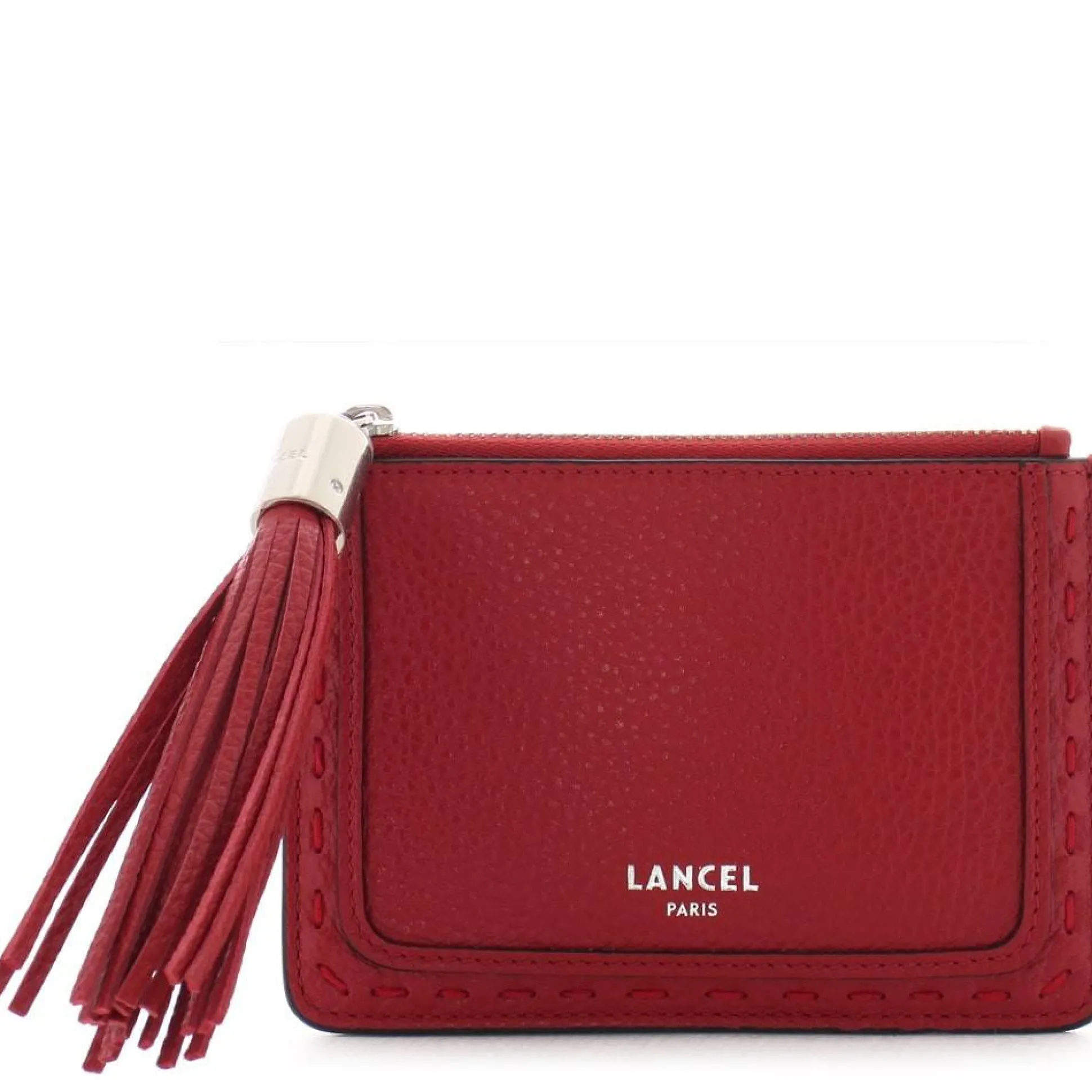 Lancel Porte-cartes zippe L cuir graine Premier Flirt*Femme Porte-Cartes Femme