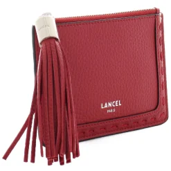 Lancel Porte-cartes zippe L cuir graine Premier Flirt*Femme Porte-Cartes Femme