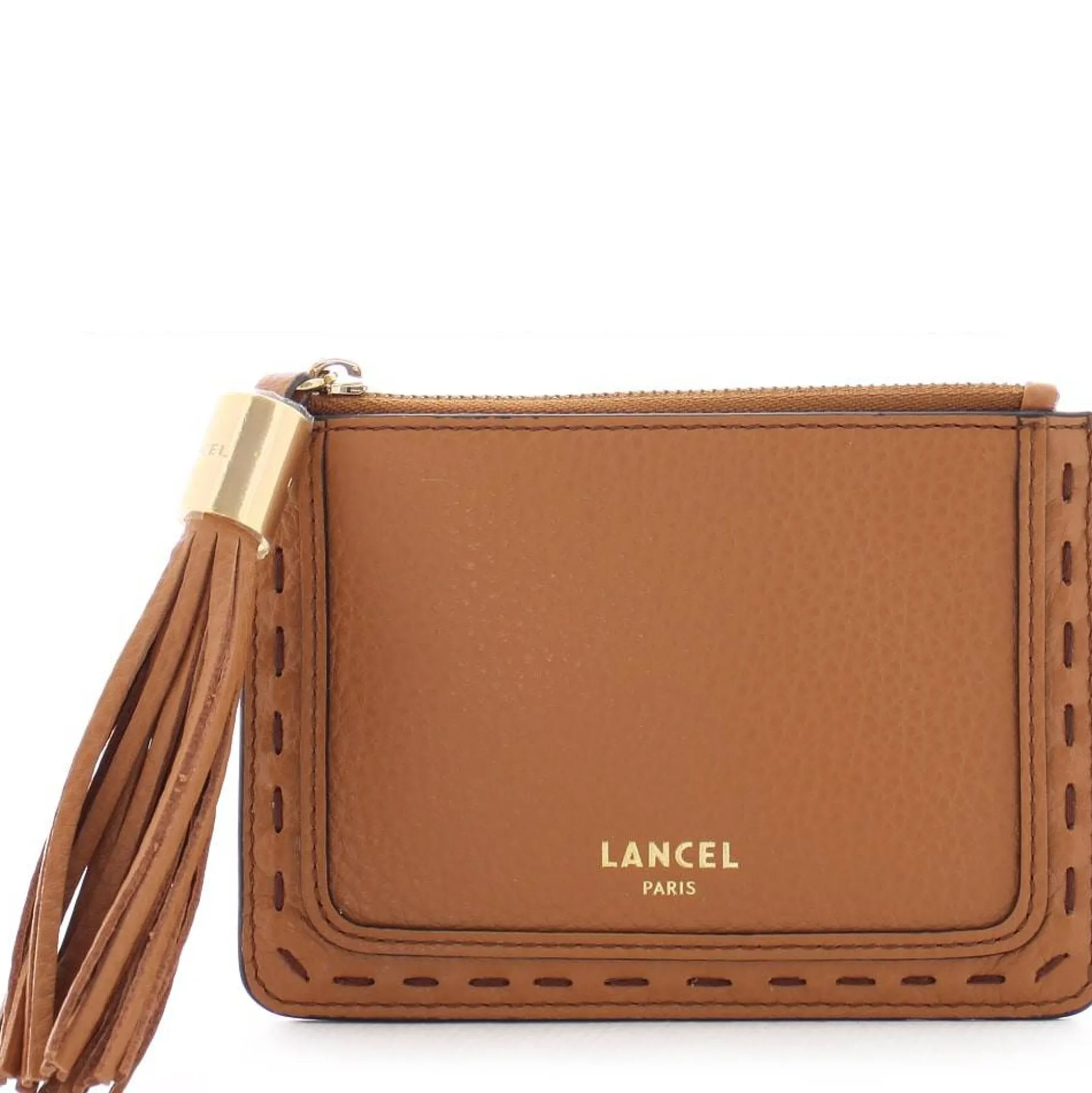 Lancel Porte-cartes zippe L cuir graine Premier Flirt*Femme Porte-Cartes Femme