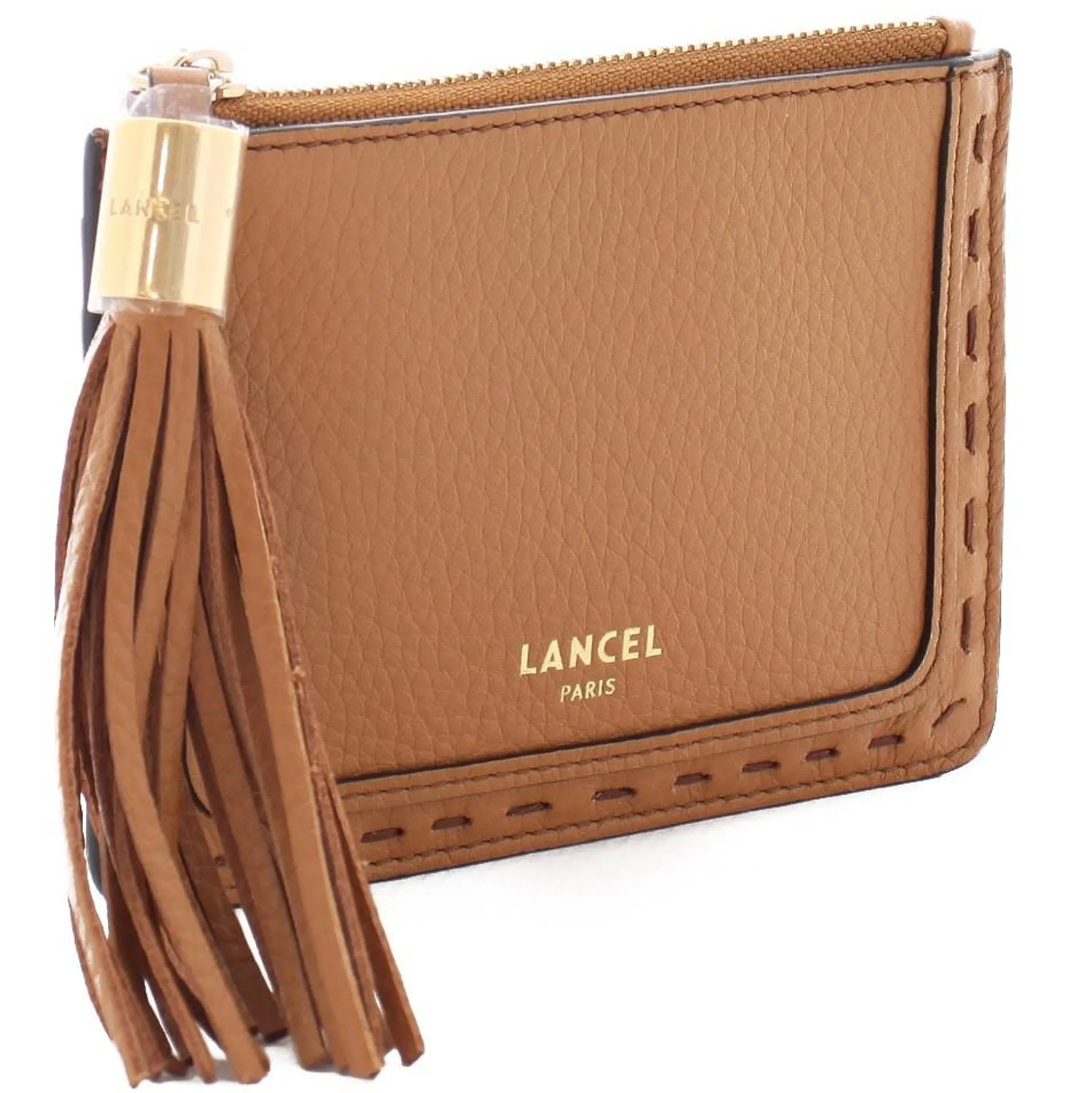 Lancel Porte-cartes zippe L cuir graine Premier Flirt*Femme Porte-Cartes Femme
