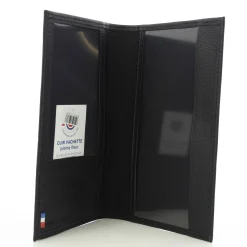 Frandi Porte-chequier en cuir de vachette graine*Homme Porte-Chéquier