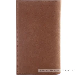Frandi Porte-chequier en cuir de vachette Nubuck*Femme Porte-Chéquier Femme
