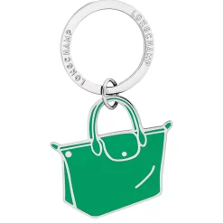 Longchamp Porte-cles emaille Le Pliage Metal*Femme/Homme Porte-Clés|Porte-Clés Femme