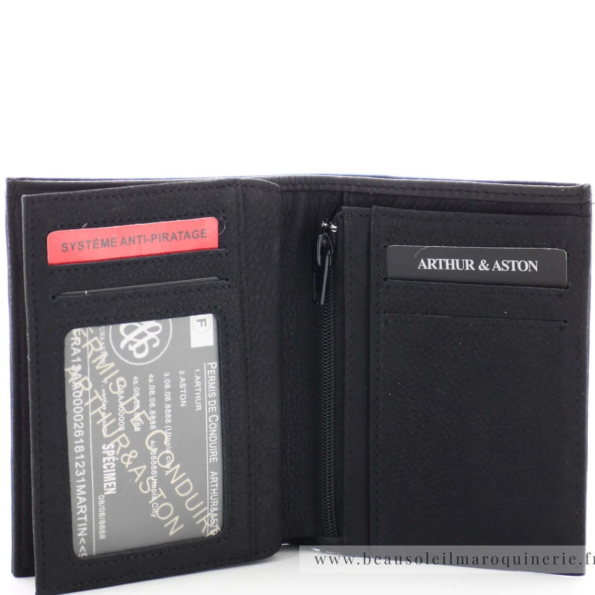 Arthur Aston Portefeuille 3 volets cuir Oscar*Homme Portefeuilles Homme