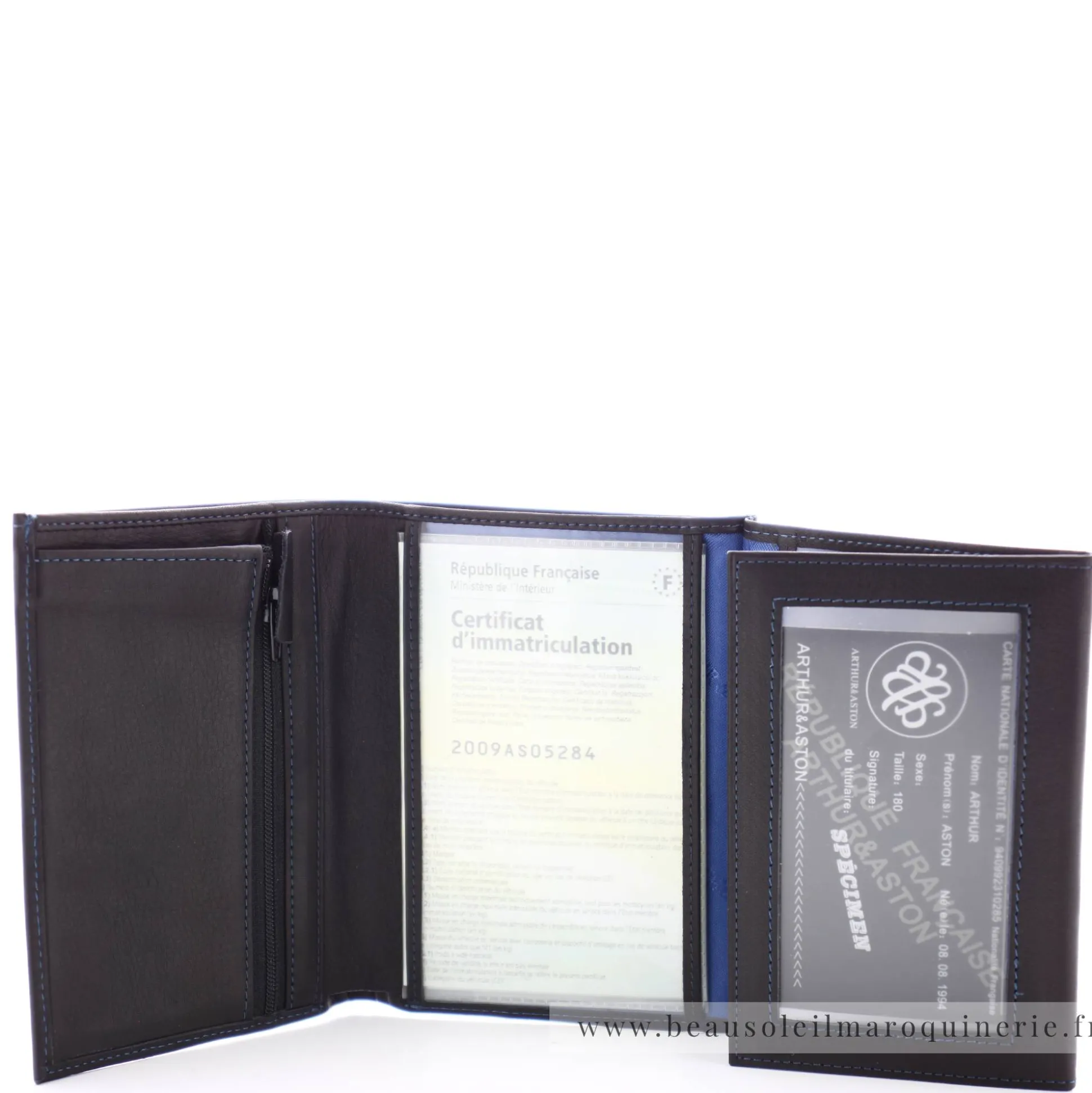Arthur Aston Portefeuille 4 volets en cuir Pablo*Homme Portefeuilles Homme