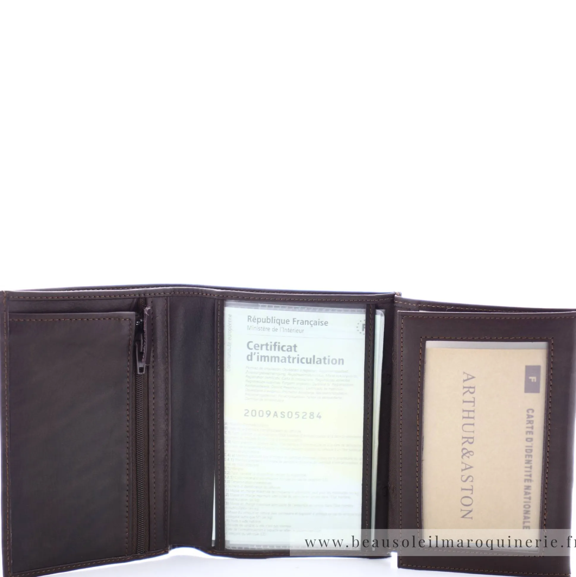 Arthur Aston Portefeuille 4 volets en cuir Pablo*Homme Portefeuilles Homme
