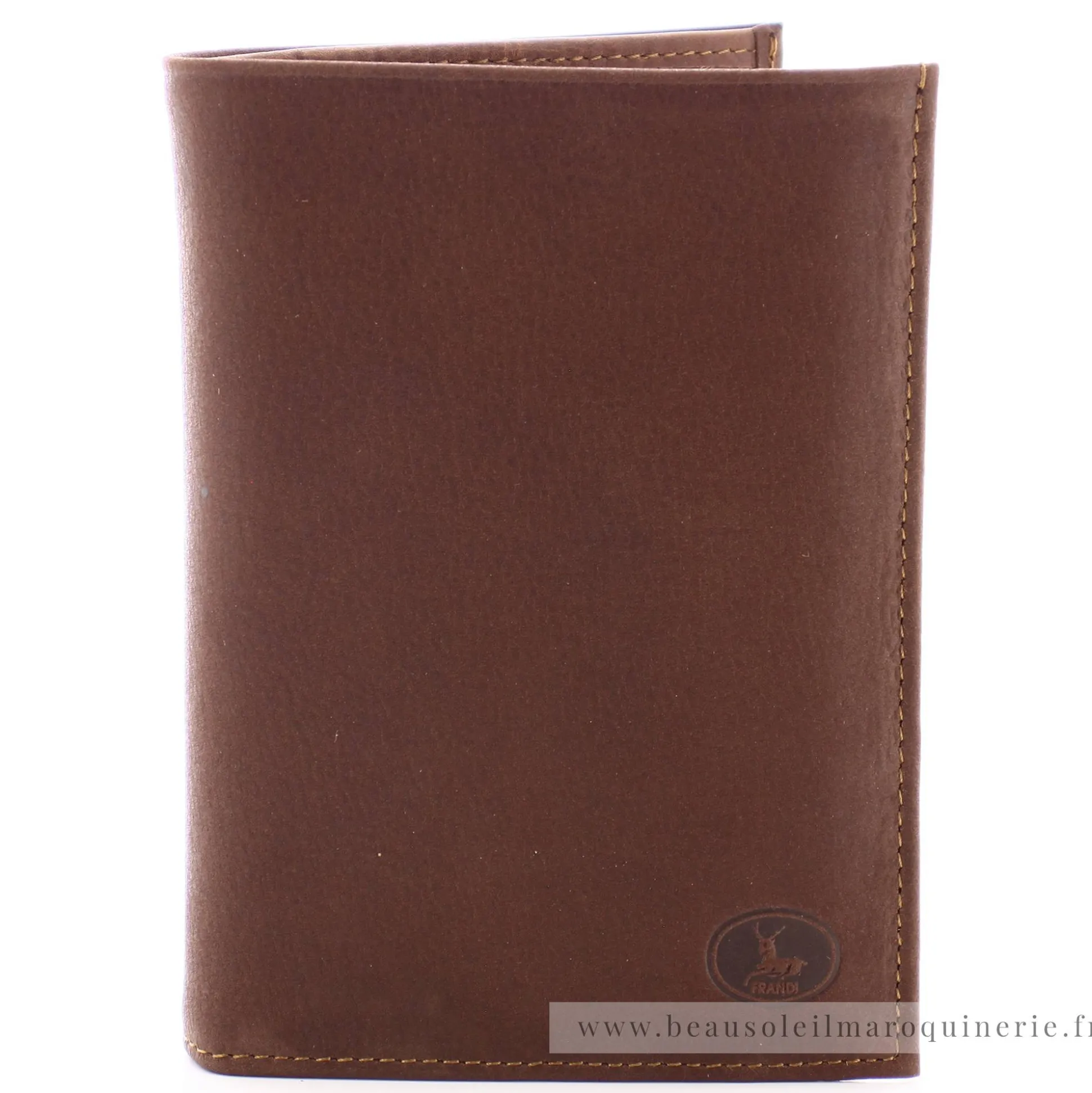 Frandi Portefeuille 3 volets en cuir Authentique*Homme Portefeuilles Homme