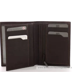 David William Portefeuille 2 volets en cuir Anti-piratage Coulter*Homme Portefeuilles Homme