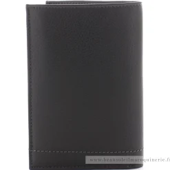 David William Portefeuille 3 volets en cuir Helva*Homme Portefeuilles Homme