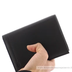 David William Portefeuille 3 volets en cuir Helva*Homme Portefeuilles Homme