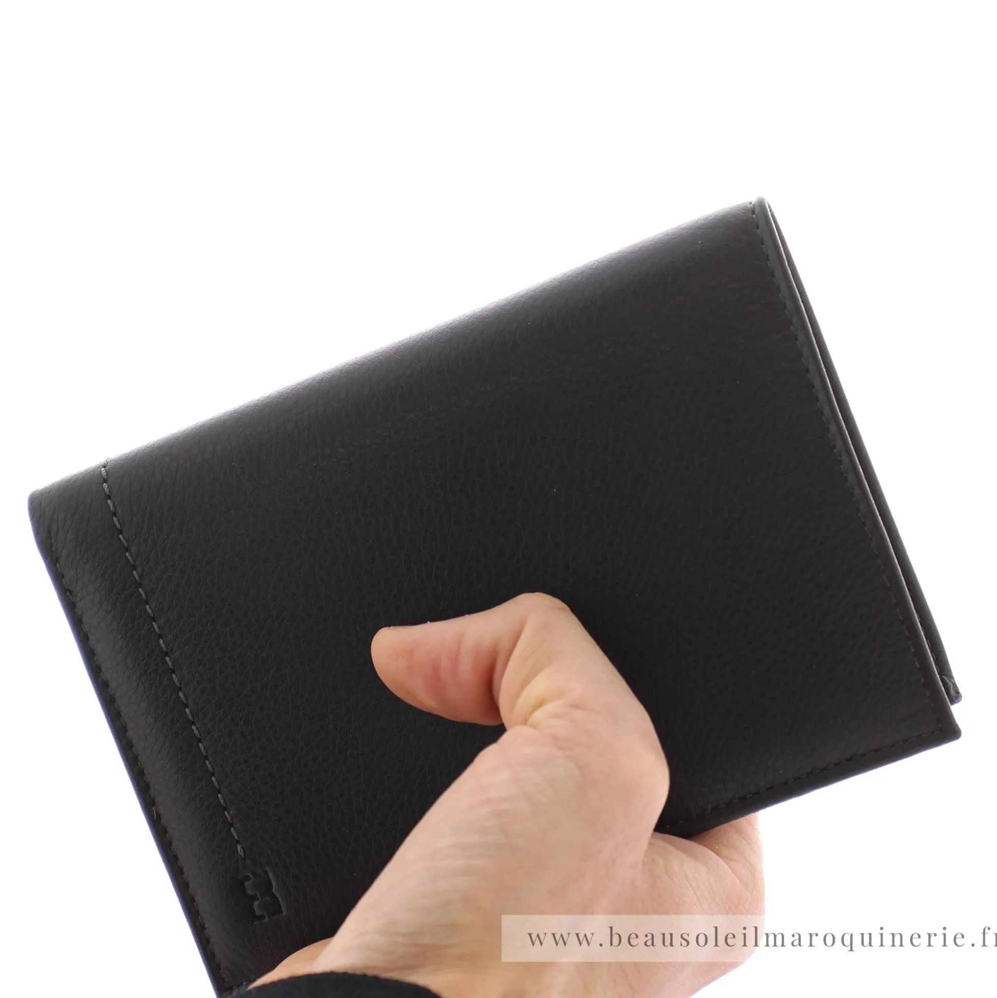 David William Portefeuille 3 volets en cuir Helva*Homme Portefeuilles Homme