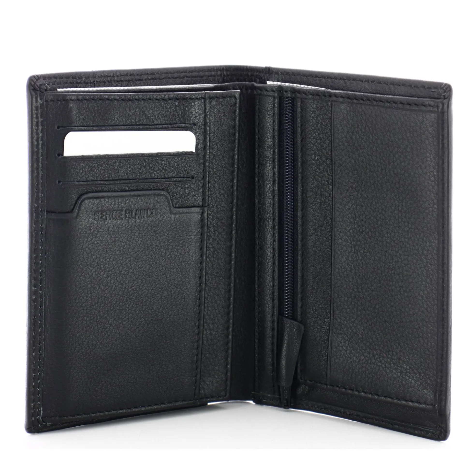 Serge Blanco Portefeuille 3 volets Vancouver en cuir*Homme Portefeuilles Homme