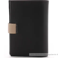 Lancaster Portefeuille a bouton pression Smooth*Femme Porte-Cartes Femme|Portefeuilles Femme
