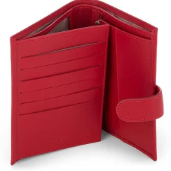 Lancaster Portefeuille a bouton pression Smooth*Femme Porte-Cartes Femme|Portefeuilles Femme