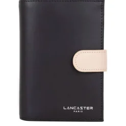 Lancaster Portefeuille a bouton pression Smooth*Femme Porte-Cartes Femme|Portefeuilles Femme