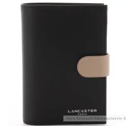 Lancaster Portefeuille a bouton pression Smooth*Femme Porte-Cartes Femme|Portefeuilles Femme