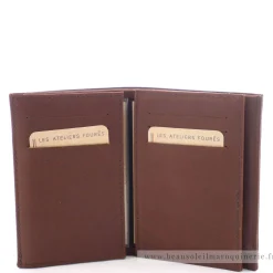 Les Ateliers Foures Portefeuille Achille Baroudeur double rabat*Homme Portefeuilles Homme|Porte-Cartes Homme