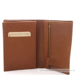 Les Ateliers Foures Portefeuille Achille Baroudeur double rabat*Homme Portefeuilles Homme|Porte-Cartes Homme