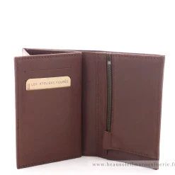 Les Ateliers Foures Portefeuille Achille Baroudeur double rabat*Homme Portefeuilles Homme|Porte-Cartes Homme