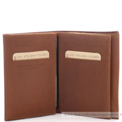Les Ateliers Foures Portefeuille Achille Baroudeur double rabat*Homme Portefeuilles Homme|Porte-Cartes Homme