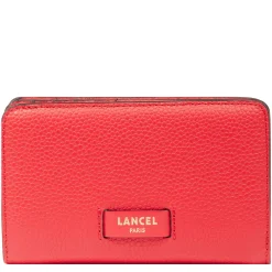Lancel Portefeuille compact Ninon zippe en cuir graine*Femme Portefeuilles Femme