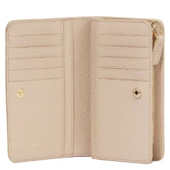 Lancel Portefeuille compact Ninon zippe en cuir graine*Femme Portefeuilles Femme
