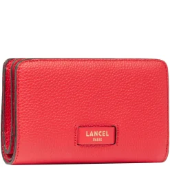 Lancel Portefeuille compact Ninon zippe en cuir graine*Femme Portefeuilles Femme