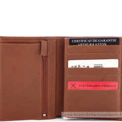 Arthur Aston Portefeuille cuir 3 volets Bart*Homme Portefeuilles Homme