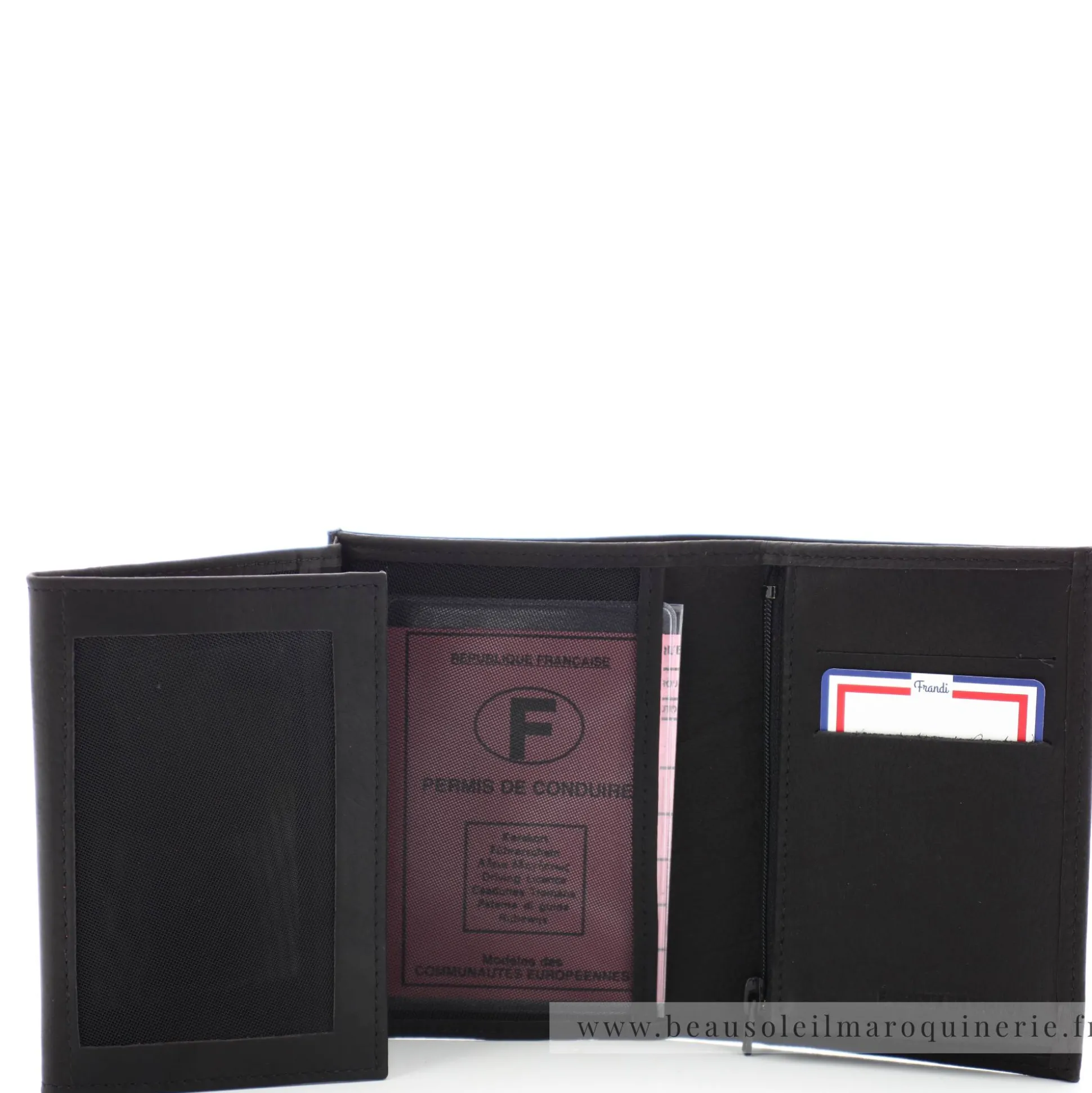Frandi Portefeuille cuir Authentique pour papiers*Homme Portefeuilles Homme