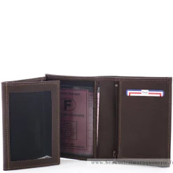 Frandi Portefeuille cuir Authentique pour papiers*Homme Portefeuilles Homme