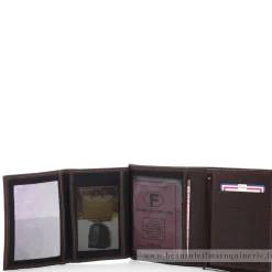 Frandi Portefeuille cuir Authentique pour papiers*Homme Portefeuilles Homme