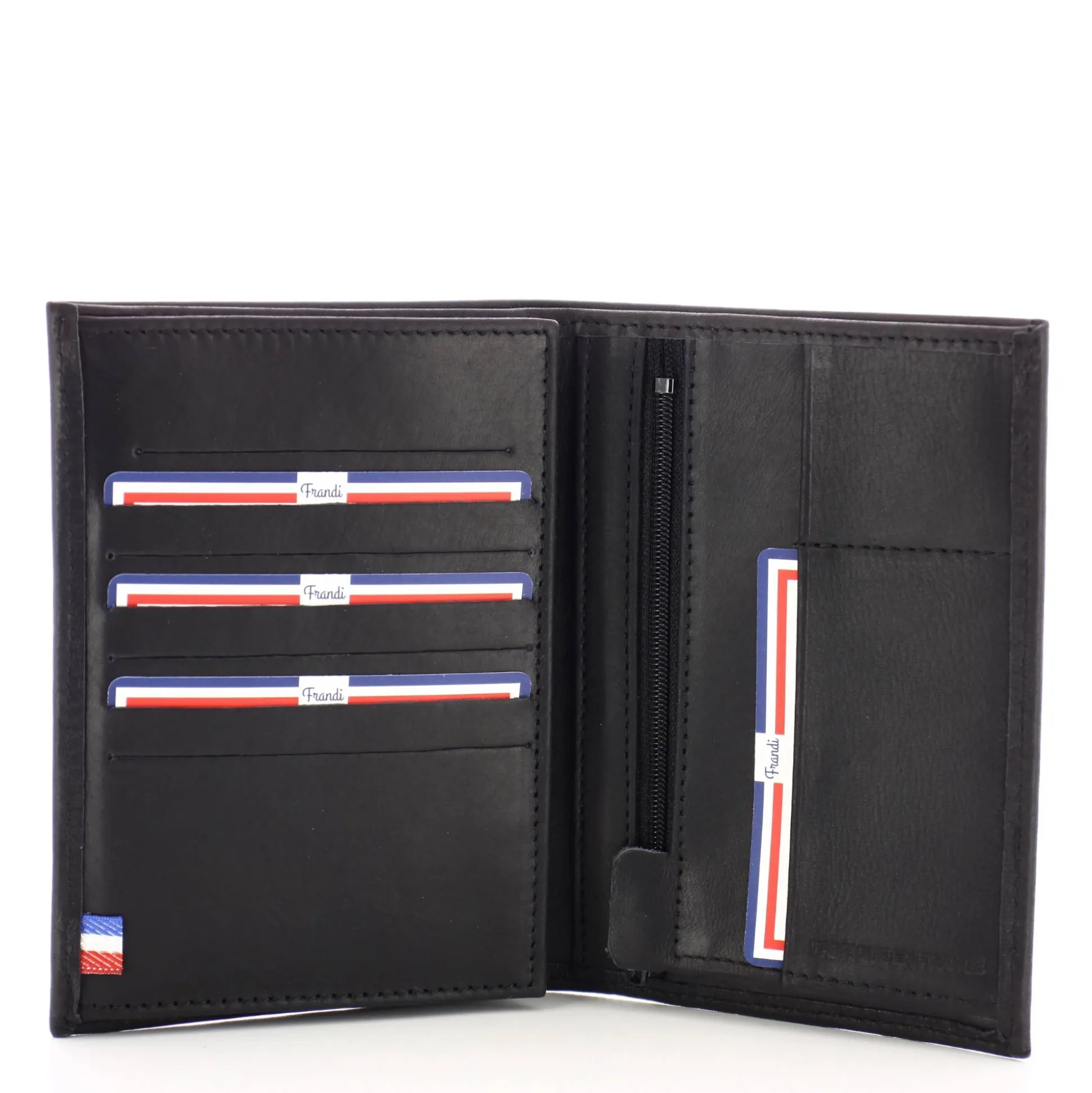 Frandi Portefeuille cuir Authentique 2 volets*Homme Portefeuilles Homme