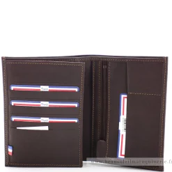 Frandi Portefeuille cuir Authentique 2 volets*Homme Portefeuilles Homme