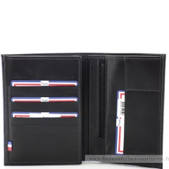 Frandi Portefeuille cuir Luxe 2 volets multi-cartes*Homme Portefeuilles Homme