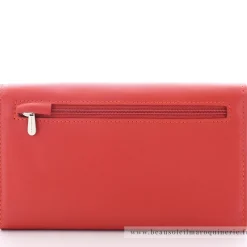 Francinel Portefeuille cuir multicolore a rabat Casual*Femme Tout En Un Femme|Portefeuilles Femme