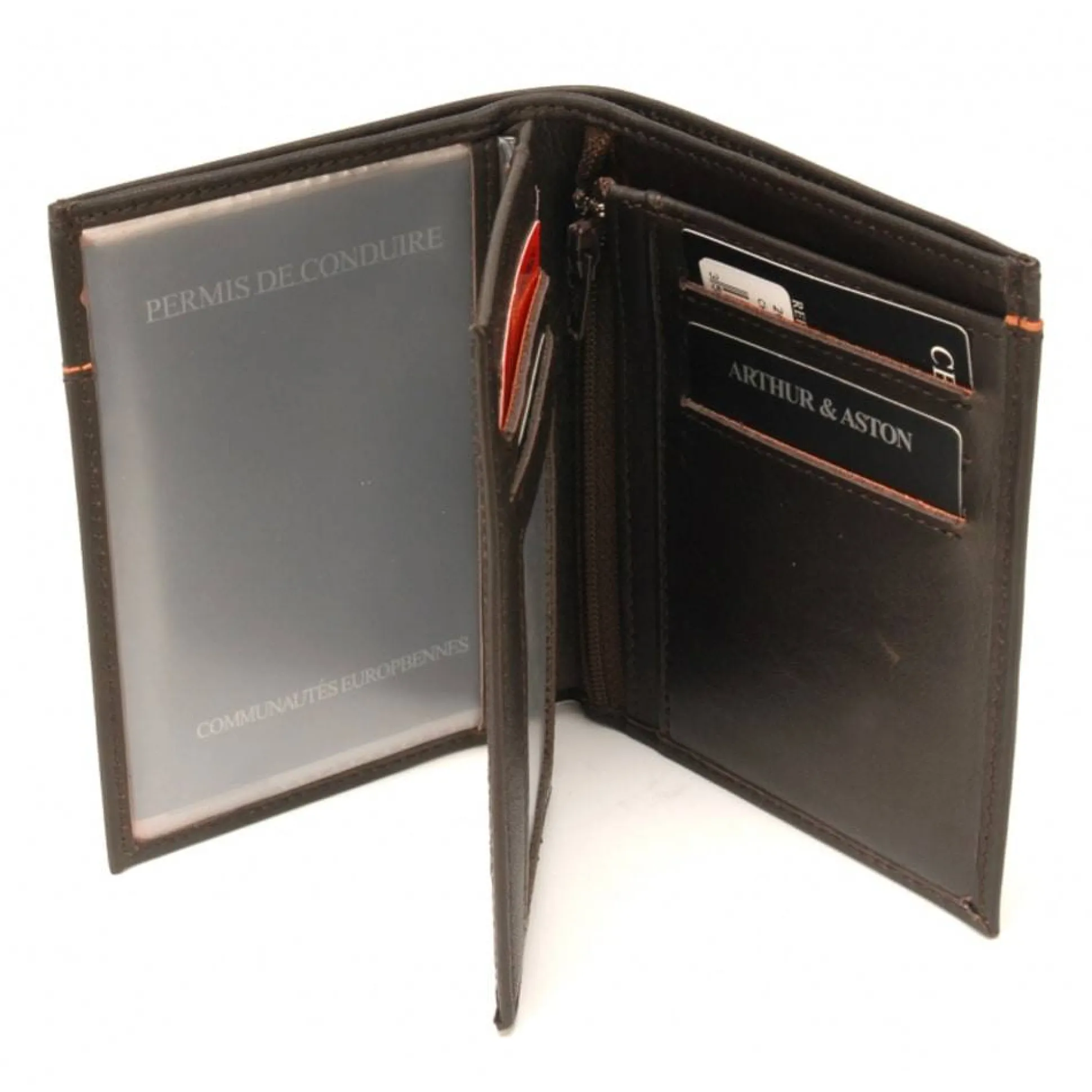Arthur Aston Portefeuille en cuir de vachette Ennis*Homme Portefeuilles Homme