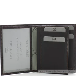David William Portefeuille en cuir emplacement airtag*Homme Portefeuilles Homme|Porte-Monnaie Homme