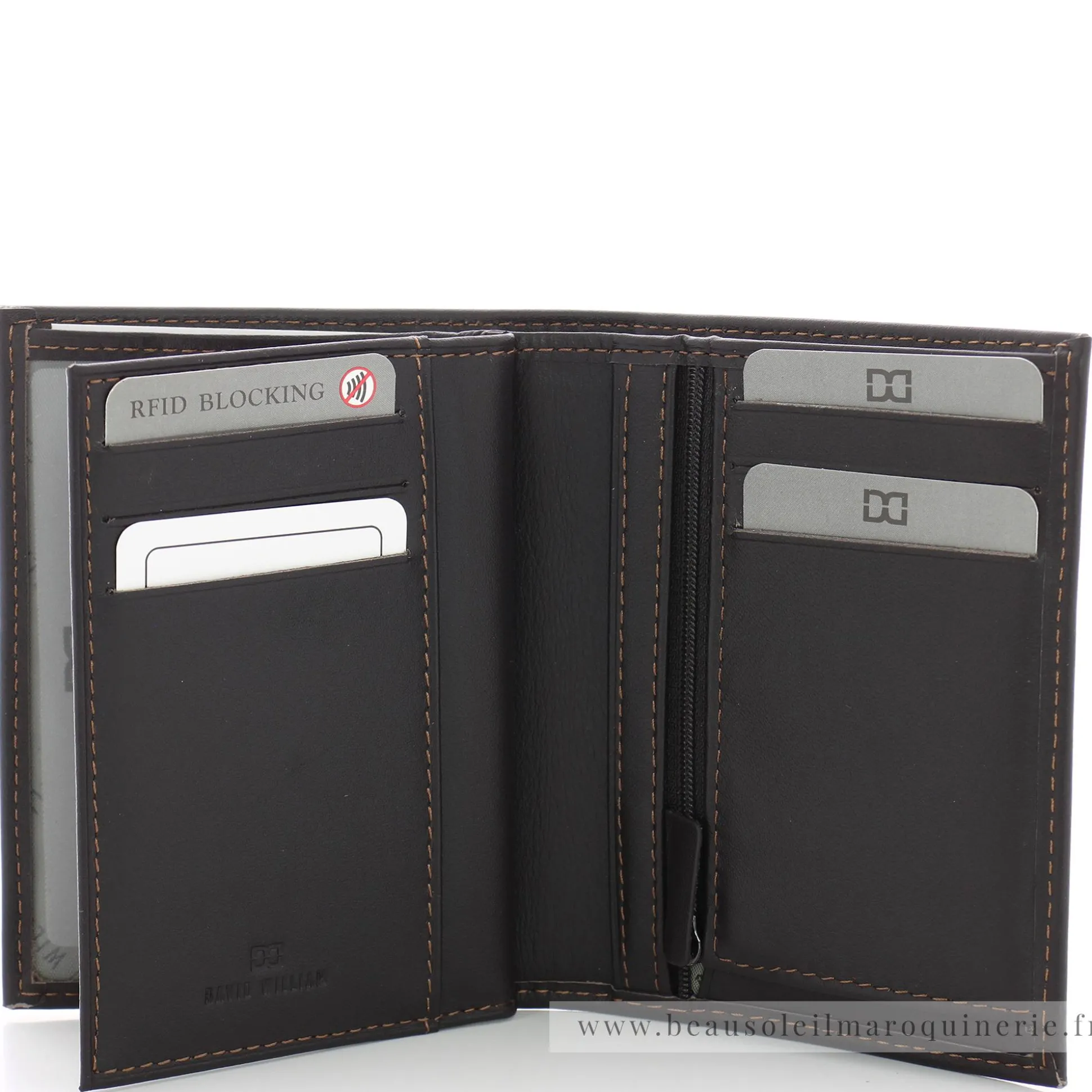 David William Portefeuille en cuir emplacement airtag*Homme Portefeuilles Homme|Porte-Monnaie Homme